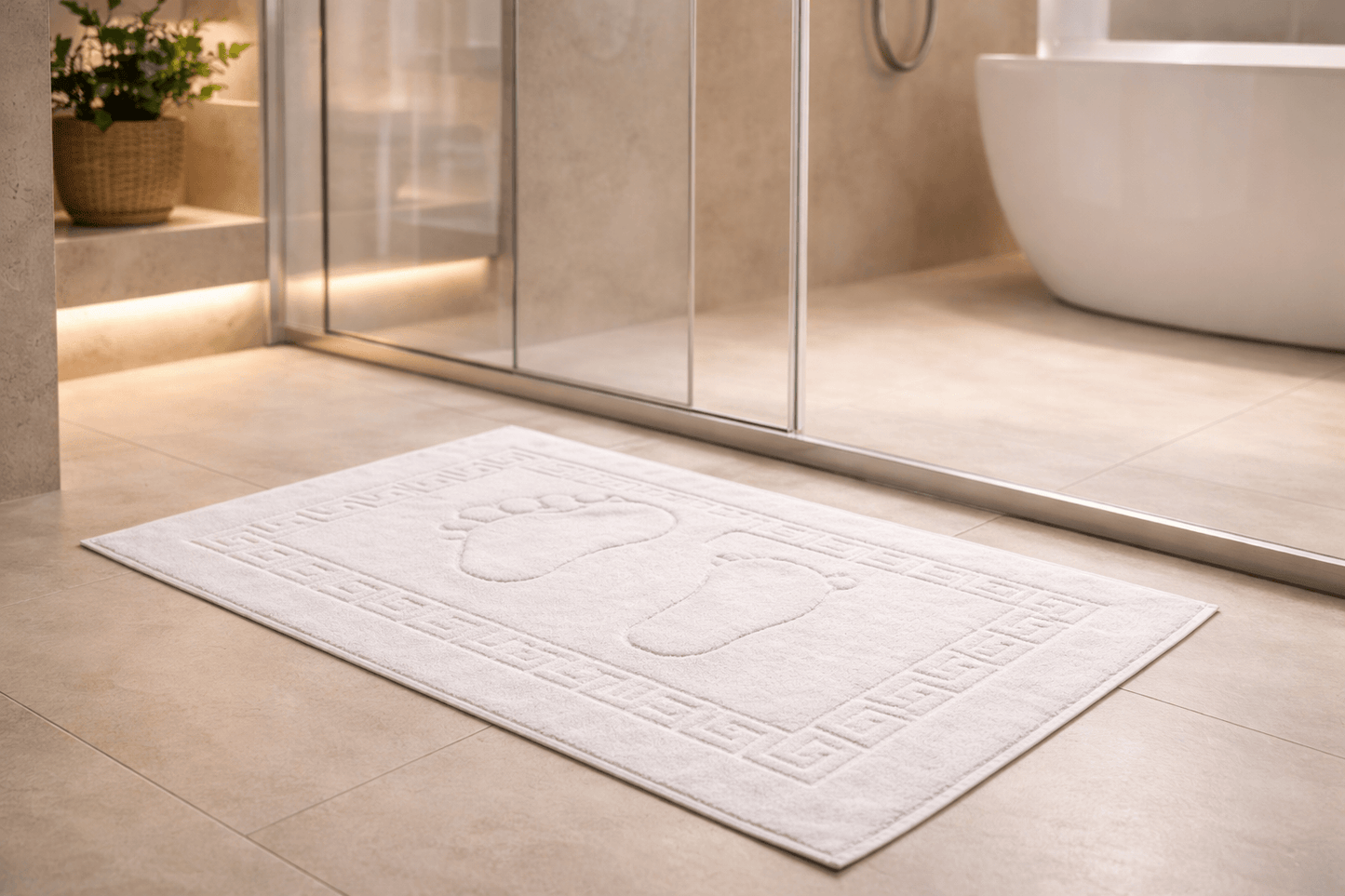 Recznik stopka hotelowa Biała 50x70