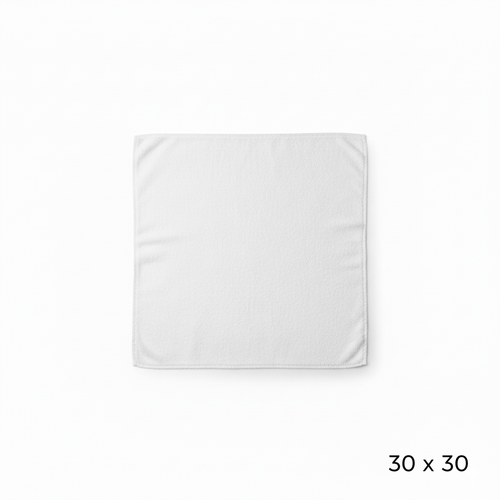 Mały Ręcznik 30×30 cm Biały