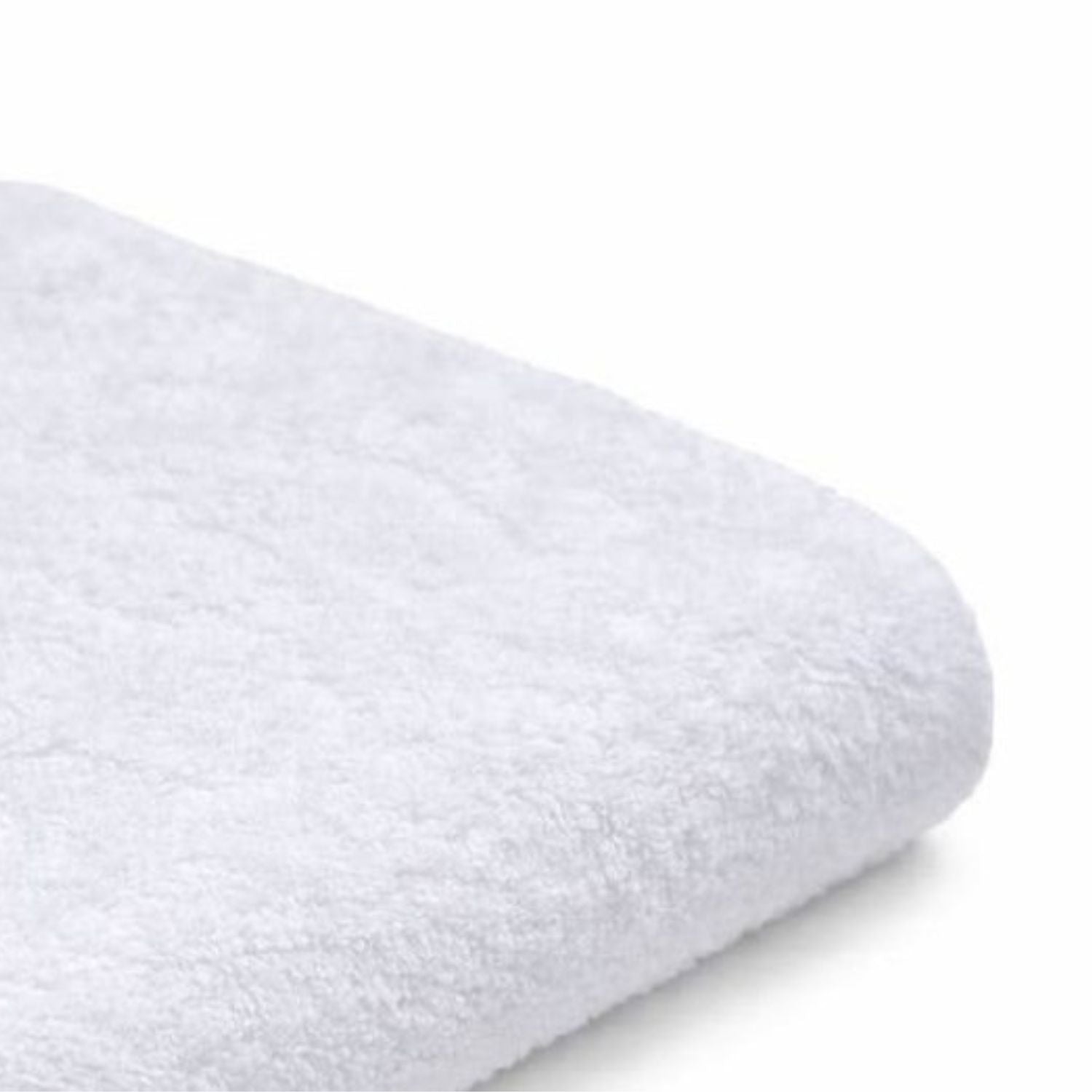 Komplet 2 białych ręczników hotelowych