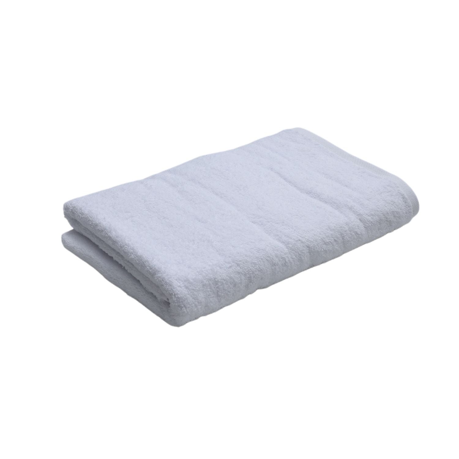 Komplet 2 białych ręczników hotelowych