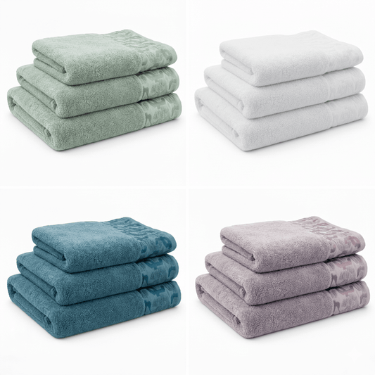 Zestaw 3 Ręczników Bawełnianych Donna