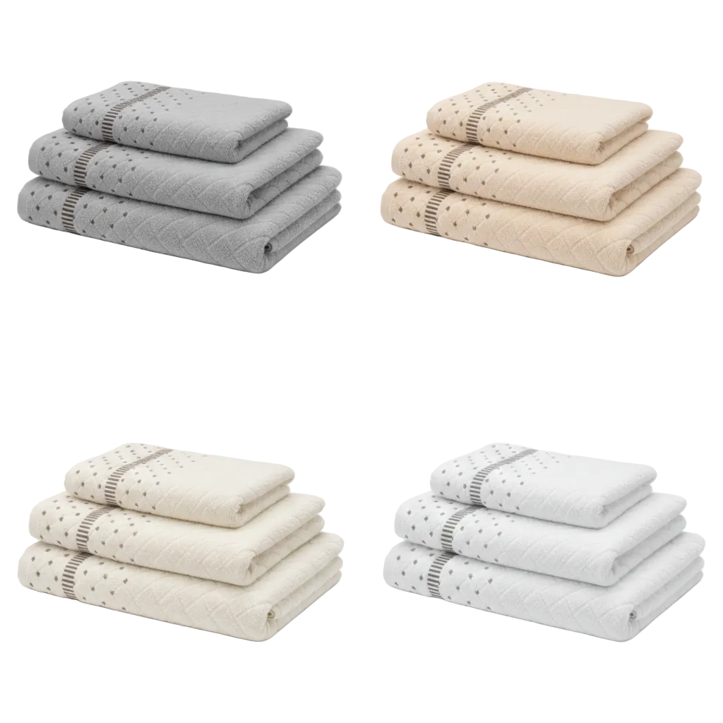 Zestaw 3 Ręczników bawelnianych Diamant