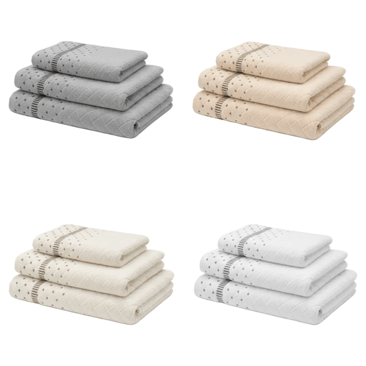 Pełny zestaw ręczników bawełnianych Diamant w różnych kolorach